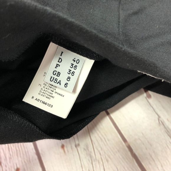 Moschino Cheap and Chic Women Skirt US Size 6 Black Rayon Blend B238 -3 - Picture 7 of 16